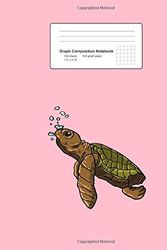 Cover Art for 9781081556228, Graph Composition Notebook: Turtle Swimming Underwater Cute  Sea Animal Girls Gift - Pink Math, Physics, Science Exercise Book - Back To School Gift ... Teens, Boys, Girls - 7.5"x9.75" 100 pages by Composition Notebooks, BoredKoalas