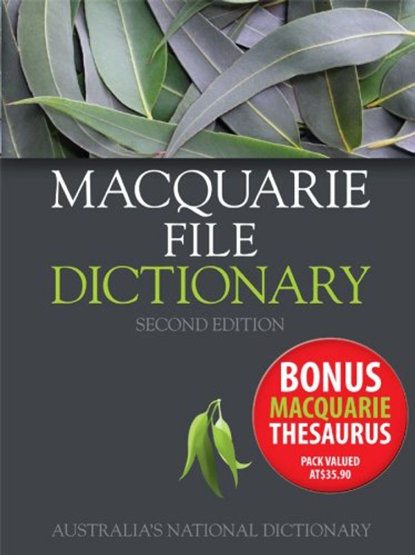 Cover Art for 9780730341086, Macquarie File Dictionary 2E + Macquarie File Thesaurus Value Pack by Macquarie