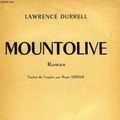 Cover Art for 9781125304099, Mountolive by Durrell Lawrence