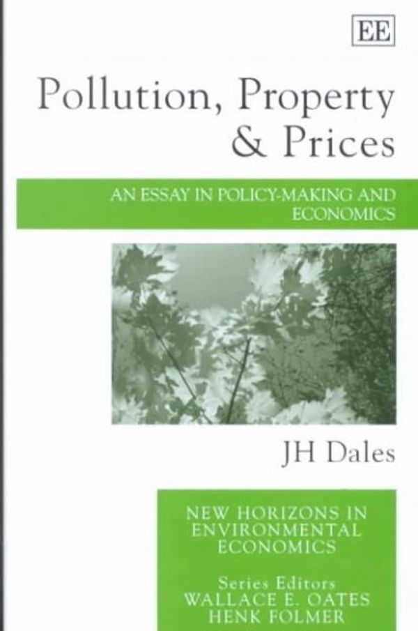 Cover Art for 9781840648423, Pollution, Property and Prices by J.H. Dales