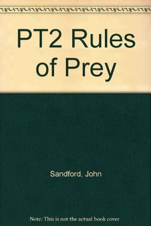 Cover Art for 9780399136351, Pt2 Rules of Prey by John Sandford