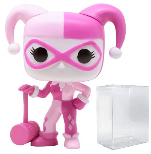 Cover Art for B09GGB7DRZ, Breast Cancer Awareness - Harley Quinn Funko Pop! Vinyl Figure (Bundled with Compatible Pop Box Protector Case) by Unknown