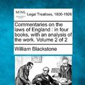 Cover Art for 9781240176854, Commentaries on the Laws of England by William Blackstone