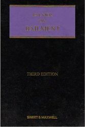 Cover Art for 9781847030689, Palmer on Bailment by Norman Palmer