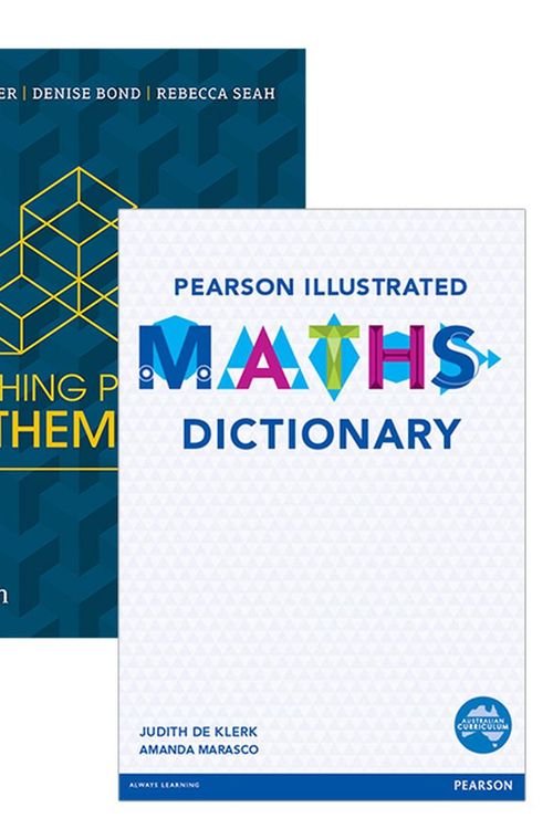 Cover Art for 9781488658587, Teaching Primary Mathematics + Pearson Illustrated Maths Dictionary by George Booker, Denise Bond, Rebecca Seah, De Klerk, Judith, Amanda Marasco