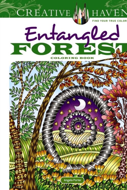 Cover Art for 9780486833996, Creative Haven Entangled Forest Coloring Book (Adult Coloring) by Angela Porter
