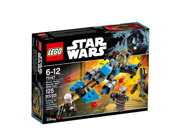 Cover Art for 5702015866842, LEGO Bounty Hunter Speeder Bike Battle Pack Set 75167 by LEGO