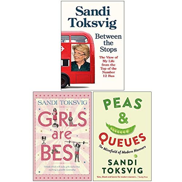 Cover Art for 9789123986163, Sandi Toksvig Collection 3 Books Set (Between the Stops [Hardcover], Girls Are Best, Peas & Queues) by Sandi Toksvig