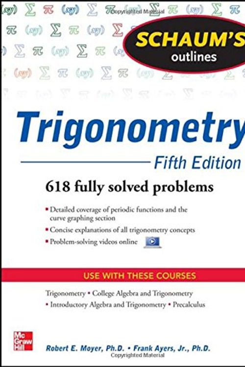 Cover Art for 9780071795357, Schaum's Outline of Trigonometry by Robert Moyer