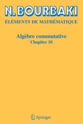 Cover Art for 9783540343943, Algebre Commutative by Bourbaki, N.
