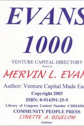 Cover Art for 9780914391258, Evans 1,000 Venture Capital Directory by Mervin L. Evans