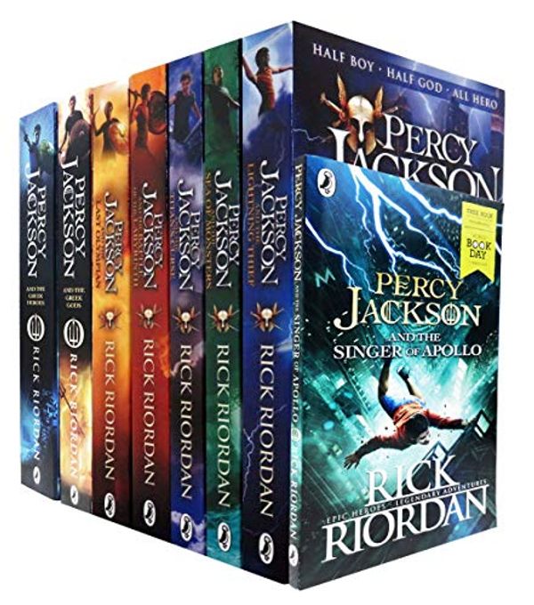 Cover Art for 9789124372651, Percy Jackson Collection 8 Books Set By Rick Riordan (Percy Jackson and The Lightning Thief, The Last Olympian, The Titan's Curse, The Sea of Monsters, The Battle of the Labyrinth and More) by Rick Riordan