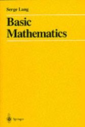 Cover Art for 9780387967875, Basic Mathematics by Serge Lang