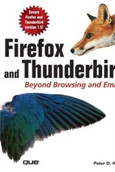 Cover Art for 9780789734587, Firefox and Thunderbird by Peter D. Hipson