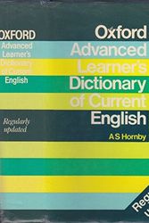 Cover Art for 9780194311014, Oxford Advanced Learner''s Dictionary of Current English by A. S. Hornby