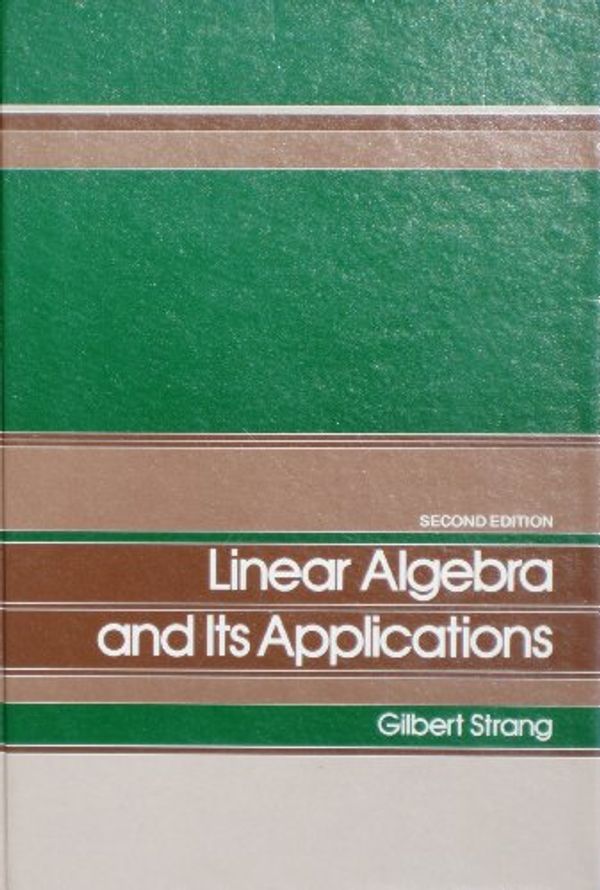 Cover Art for 9780126736601, Linear Algebra and Its Applications by Gilbert Strang