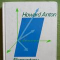 Cover Art for 9780471053385, Elementary Linear Algebra by Howard Anton
