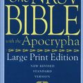 Cover Art for 9780195282313, The New Revised Standard Version Bible, Large Print Edition: with Apocrypha by Not Available