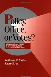 Cover Art for 9780521637237, Policy, Office, or Votes? by Muller Strom