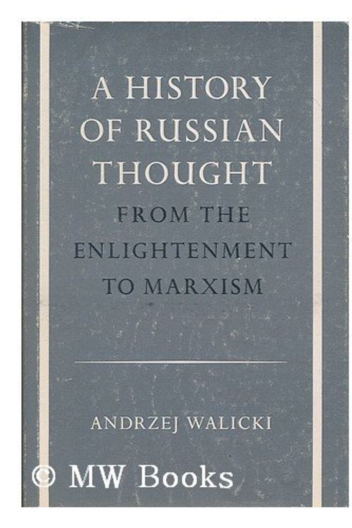 Cover Art for 9780804710268, A History of Russian Thought by Andrzej Walicki