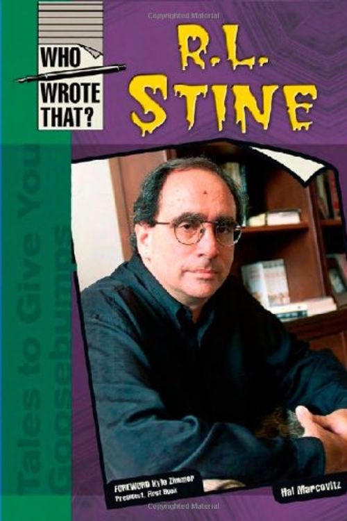 Cover Art for 9780791086599, R.L. Stine by Hal Marcovitz