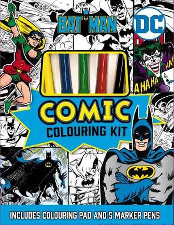 Cover Art for 9781760667818, Batman: Comic Colouring Kit by Unknown