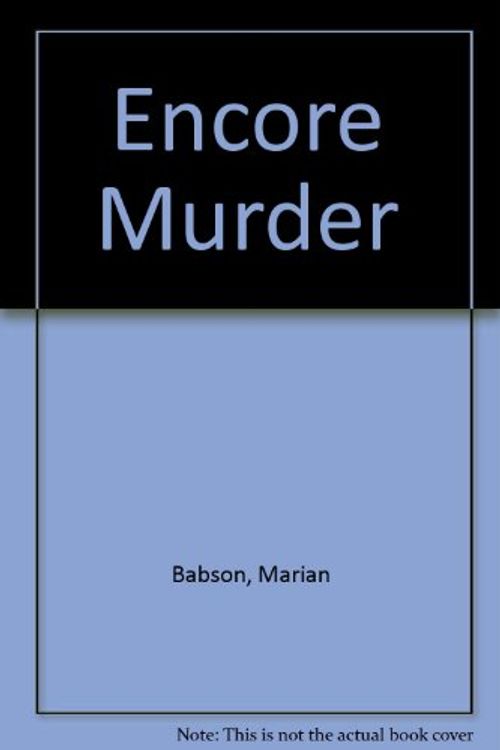 Cover Art for 9780816151394, Encore Murder by Marian Babson