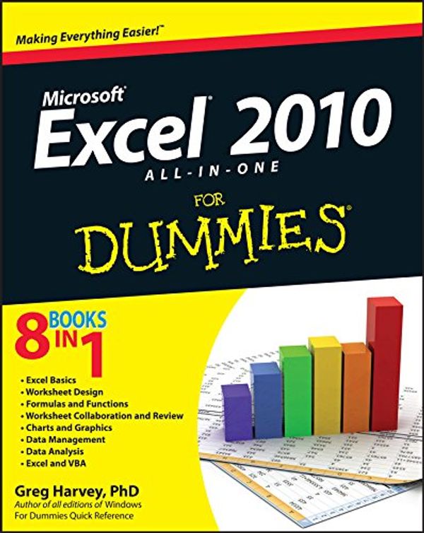 Cover Art for 9780470768273, Excel 2010 All-In-One for Dummies by Greg Harvey