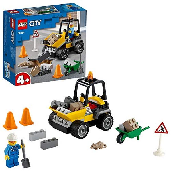 Cover Art for 5702016889604, LEGO 60284 City Great Vehicles Roadwork Truck Toy, Front-End Loader for 4+ Years Old Boys and Girls by LEGO