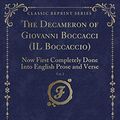 Cover Art for 9781440052156, The Decameron of Giovanni Boccacci (IL Boccaccio), Vol. 2: Now First Completely Done Into English Prose and Verse (Classic Reprint) by John Payne