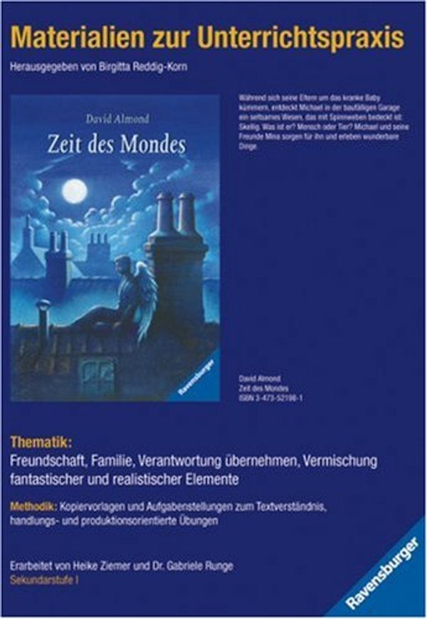 Cover Art for 9783473980550, David Almond: Zeit des Mondes by David Almond