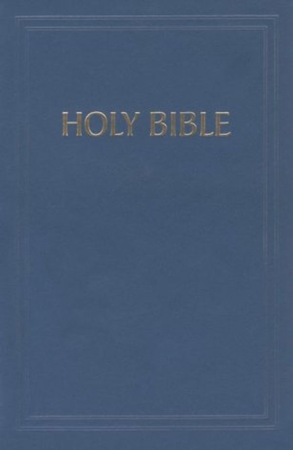 Cover Art for 9781558192133, KJV Pew Bible (Prussian Blue) by Editor-Holman Bible Editorial Staff