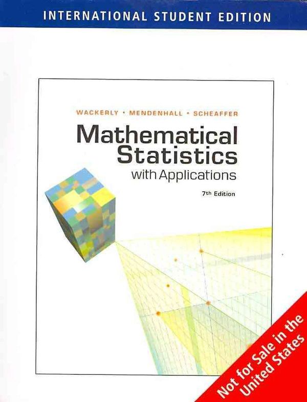 Cover Art for 9780495385080, Mathematical Statistics With Applications by Dennis O. Wackerly