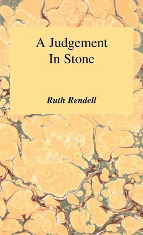 Cover Art for 9780891908883, Judgement in Stone by Ruth Rendell