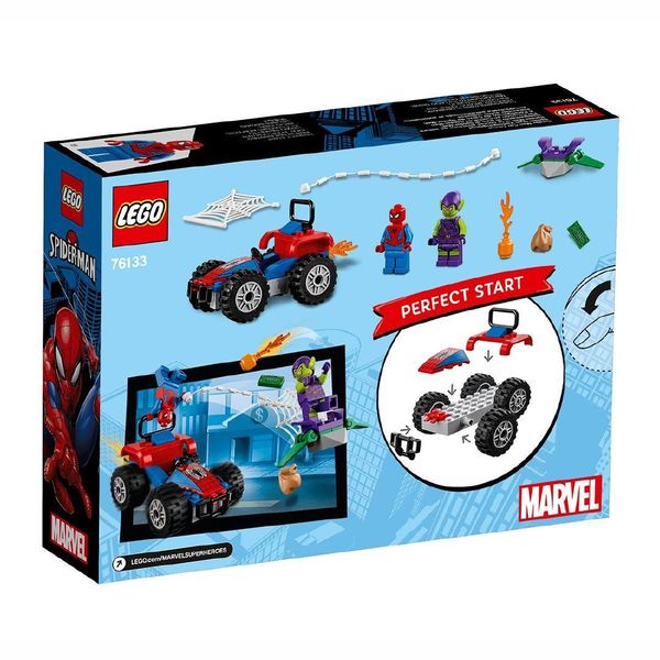 Cover Art for 5702016369731, Spider-Man Car Chase Set 76133 by LEGO