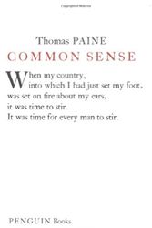 Cover Art for 9780143036258, Common Sense by Thomas Paine