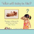 Cover Art for 9781484003114, What Will Baby Be Like? by Violet M Findlay