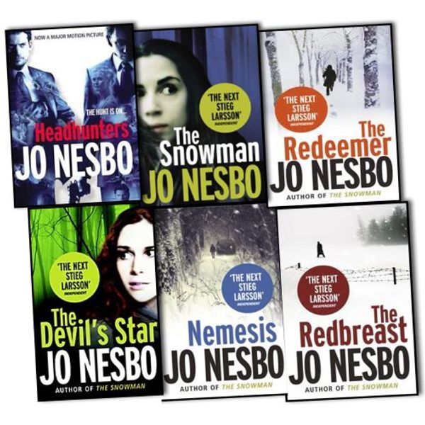 Cover Art for B00BPNYCNM, Jo Nesbo 6 Books Collection Set Pack (Headhunters, The Redeemer, The Snowman, Nemesis, The Devils Star, The Redbreast) by Jo Nesbo