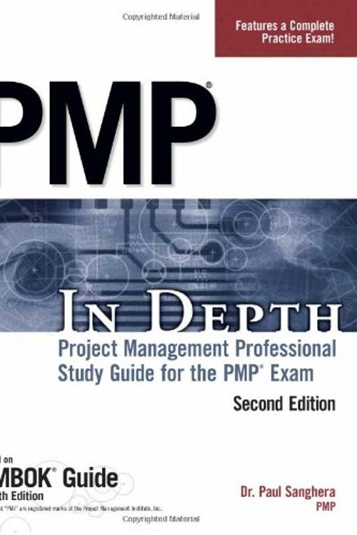 Cover Art for 9781598639964, PMP in Depth by Paul Sanghera