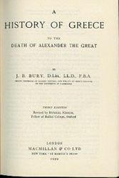 Cover Art for 9780333154922, History of Greece to the Death of Alexander the Great by Bury, J. B., Meiggs, Russell