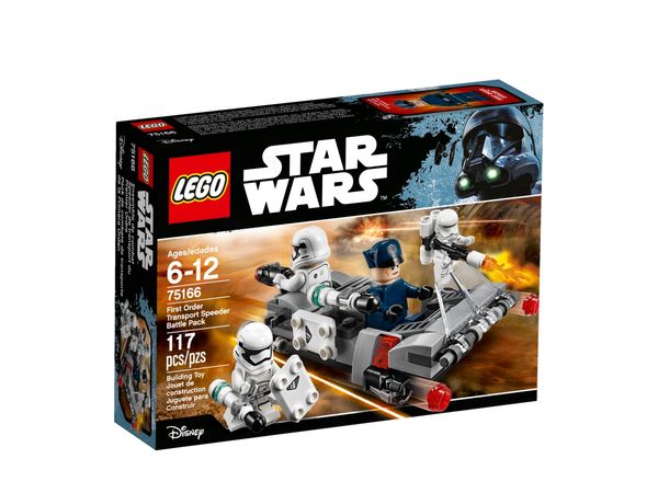 Cover Art for 5702015866781, LEGO First Order Transport Speeder Battle Pack Set 75166 by LEGO