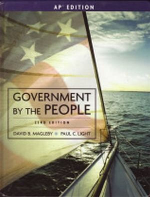 Cover Art for 9780137151615, Government by the People by David B. Magleby