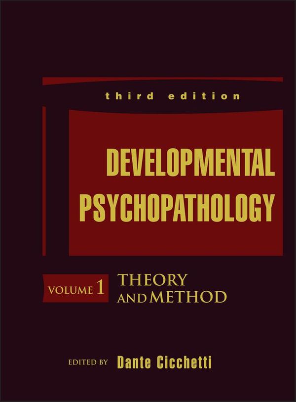 Cover Art for 9781119125440, Developmental Psychopathology by Dante Cicchetti