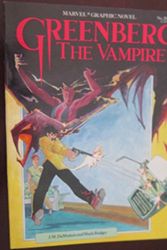 Cover Art for 9780871350909, Greenberg the Vampire by J. M. Dematteis