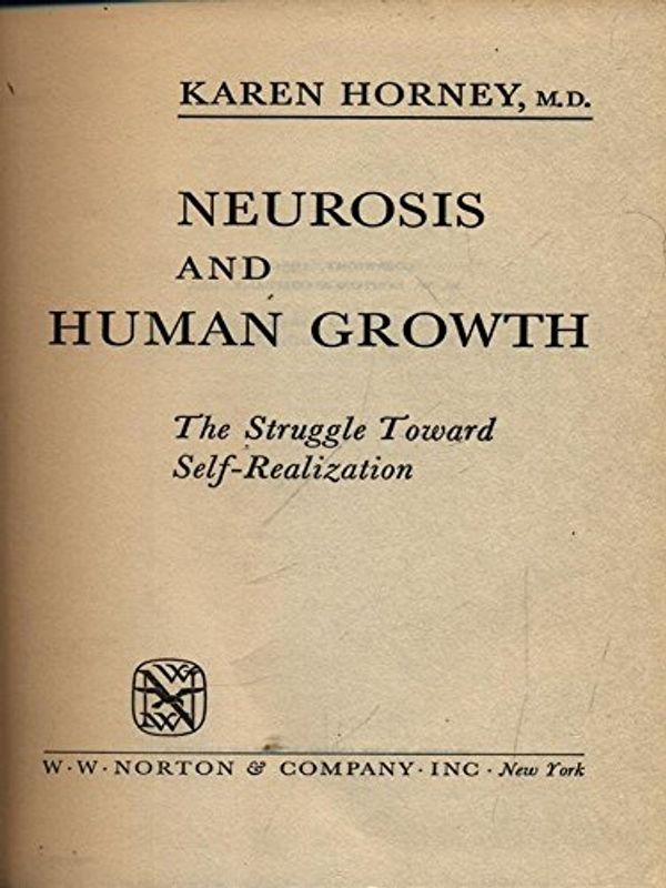 Cover Art for 9780393001358, Neurosis and Human Growth by Karen Horney