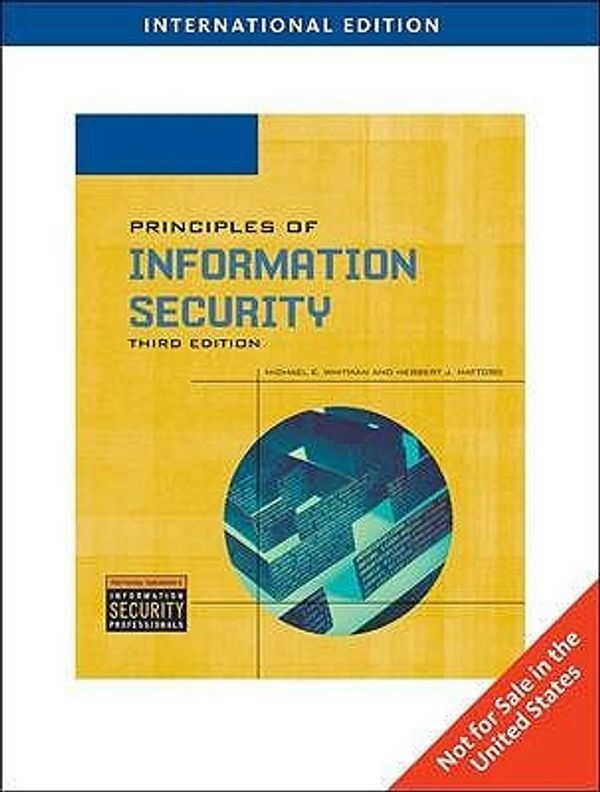 Cover Art for 9780840031167, Principles of Information Security by Michael Whitman