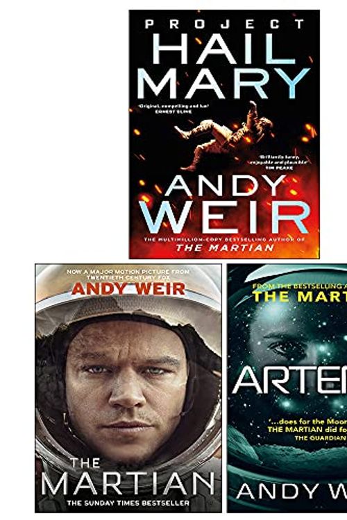 Cover Art for 9789124125288, Andy Weir 3 Books Collection Set(Project Hail Mary [Hardcover], Artemis, The Martian) by Andy Weir