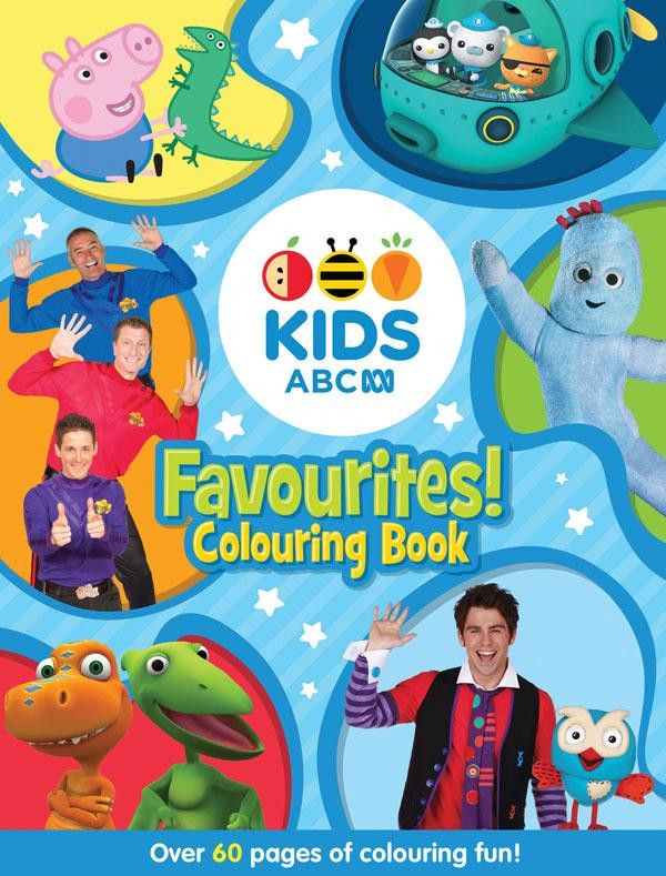 Cover Art for 9781460750759, ABC Kids Favourites! Colouring Book [Blue] by Abc