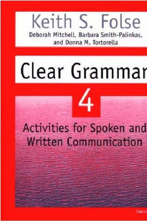 Cover Art for 9780472088867, Clear Grammar 4 by Keith S. Folse