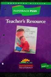 Cover Art for 9780395751633, On Mother's Lap Teacher's Resource by Ann Herbert Scott